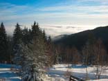 La plaine d'Alsace dans le brouillard